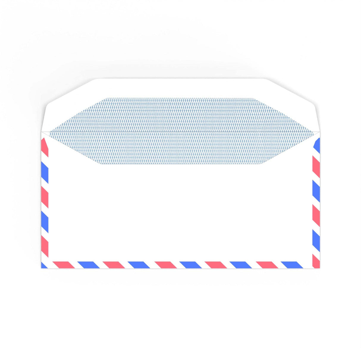 Envelope branco de correio aéreo 110x220 mm (DL)