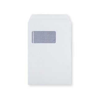 Envelope branco com janela 229x162 mm (C5)