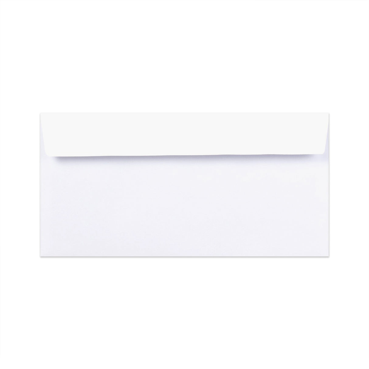 Envelope branco para impressão láser com janela 110x220 mm (DL)