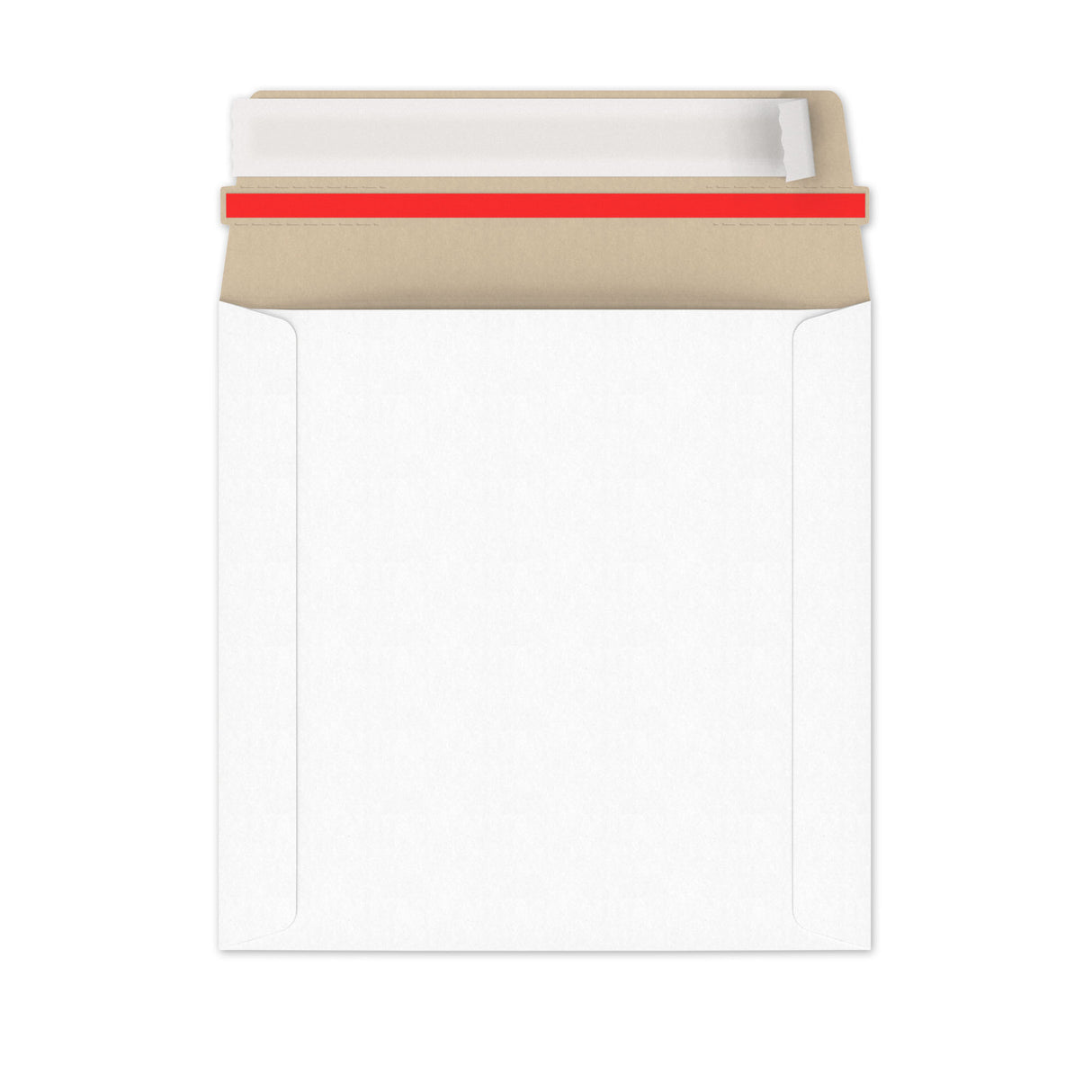 Envelopes rígidos em cartão branco
