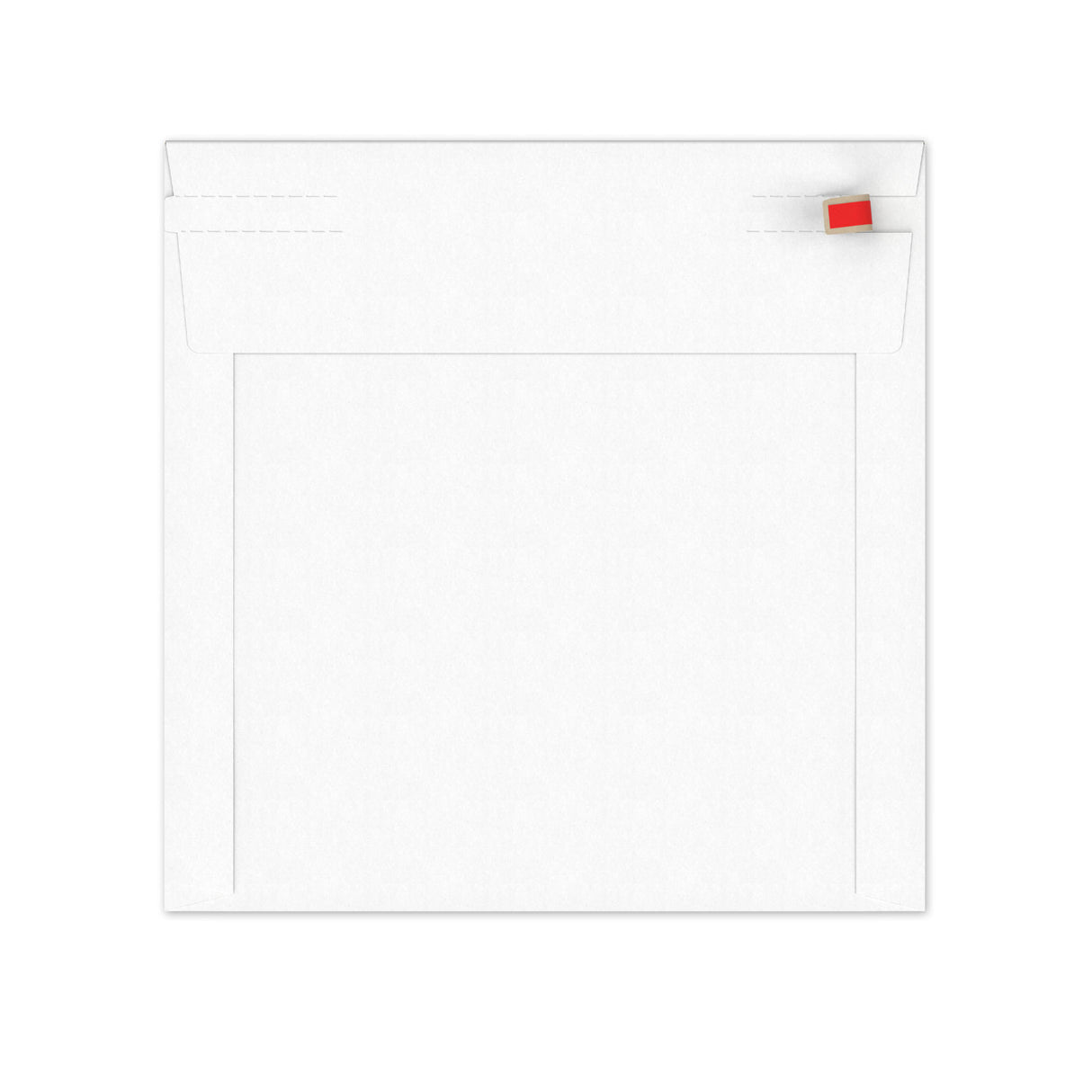 Envelopes rígidos em cartão branco