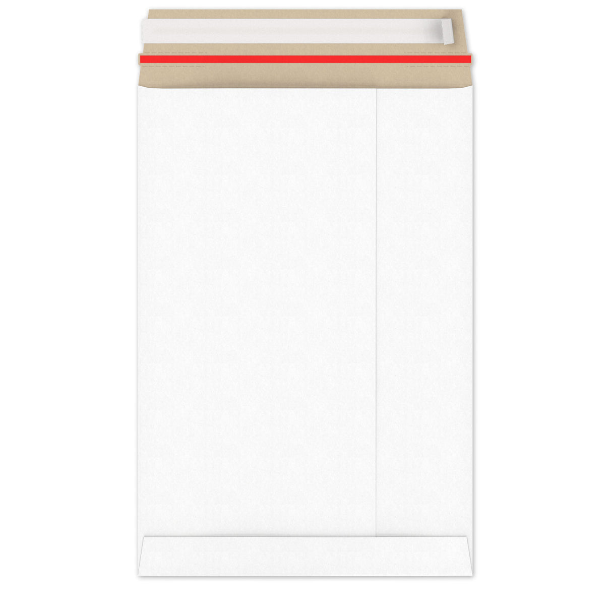 Envelopes rígidos em cartão branco
