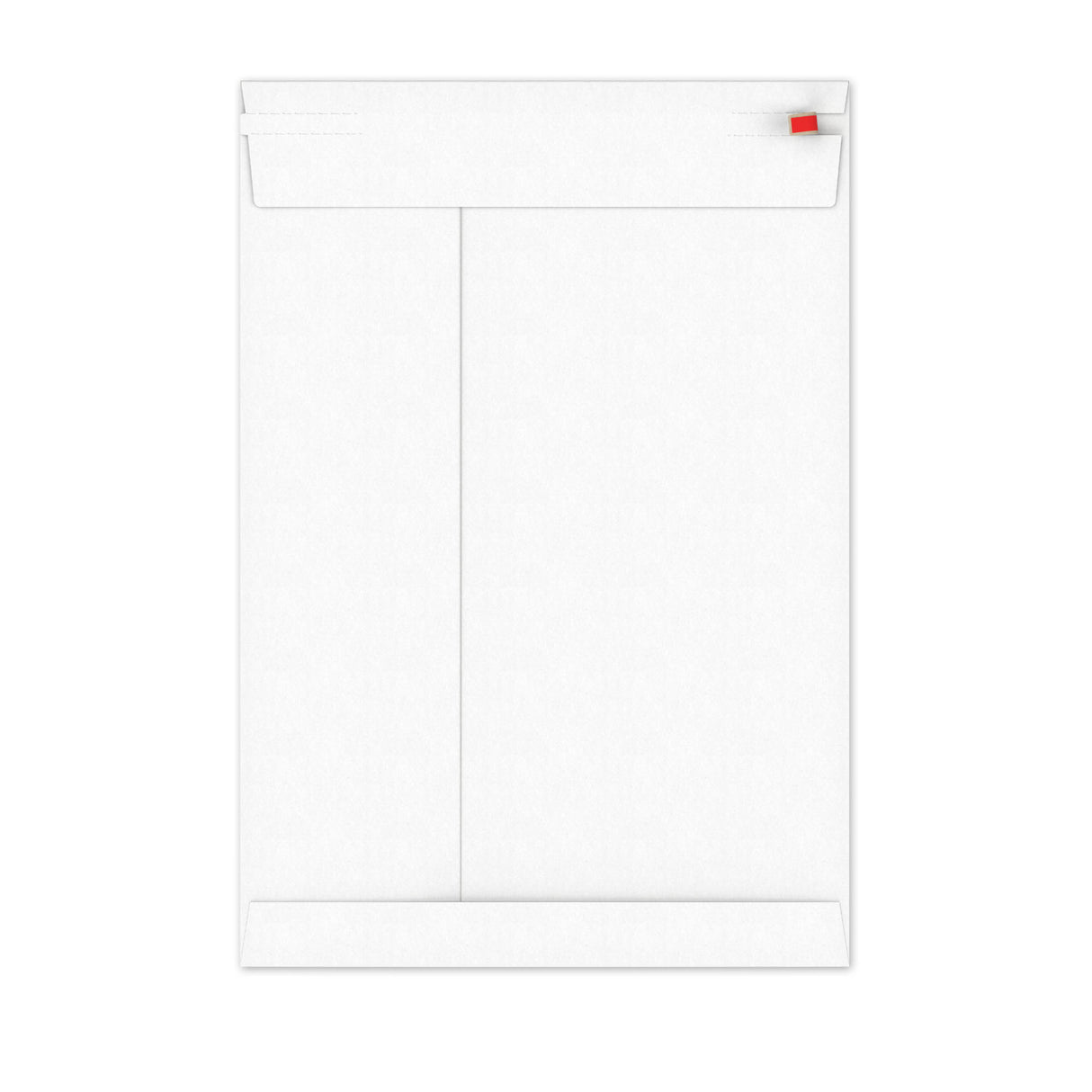 Envelopes rígidos em cartão branco