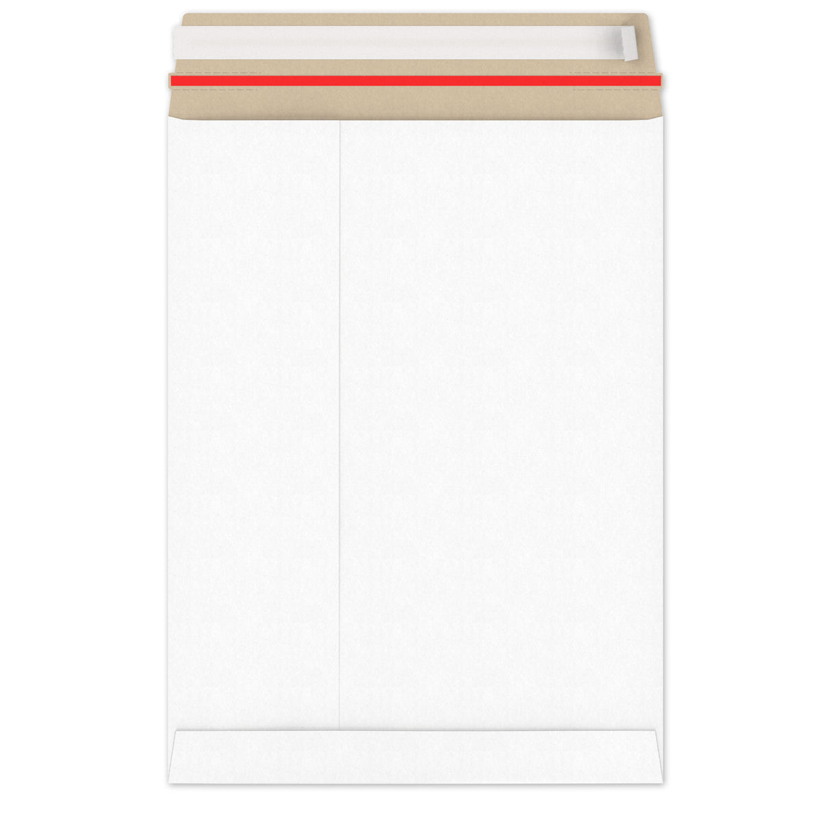 Envelopes rígidos em cartão branco
