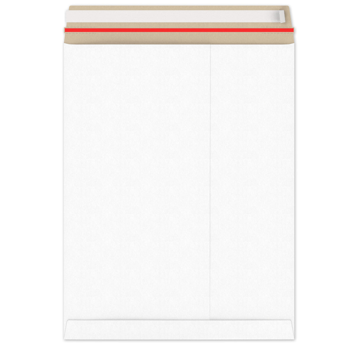 Envelopes rígidos em cartão branco