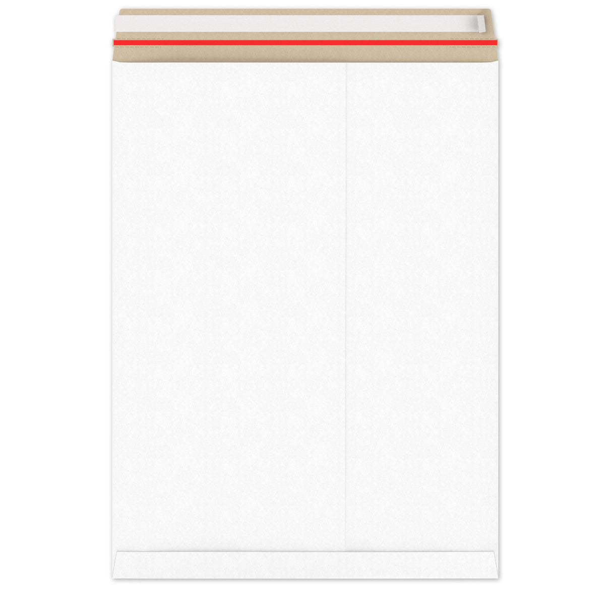 Envelopes rígidos em cartão branco