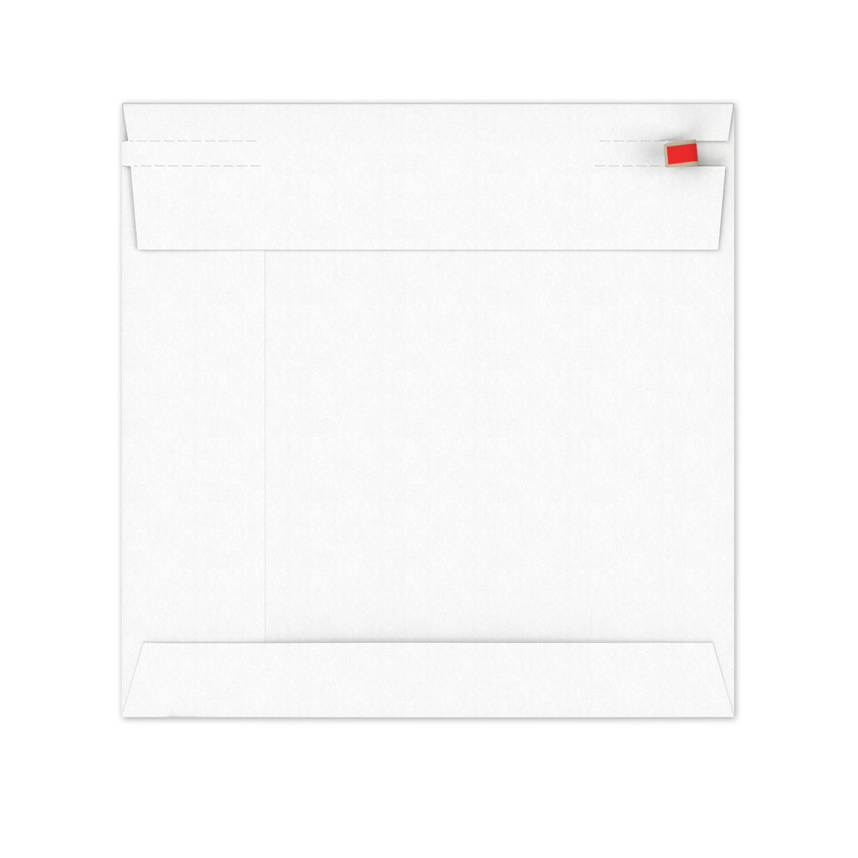 Envelopes rígidos em cartão branco
