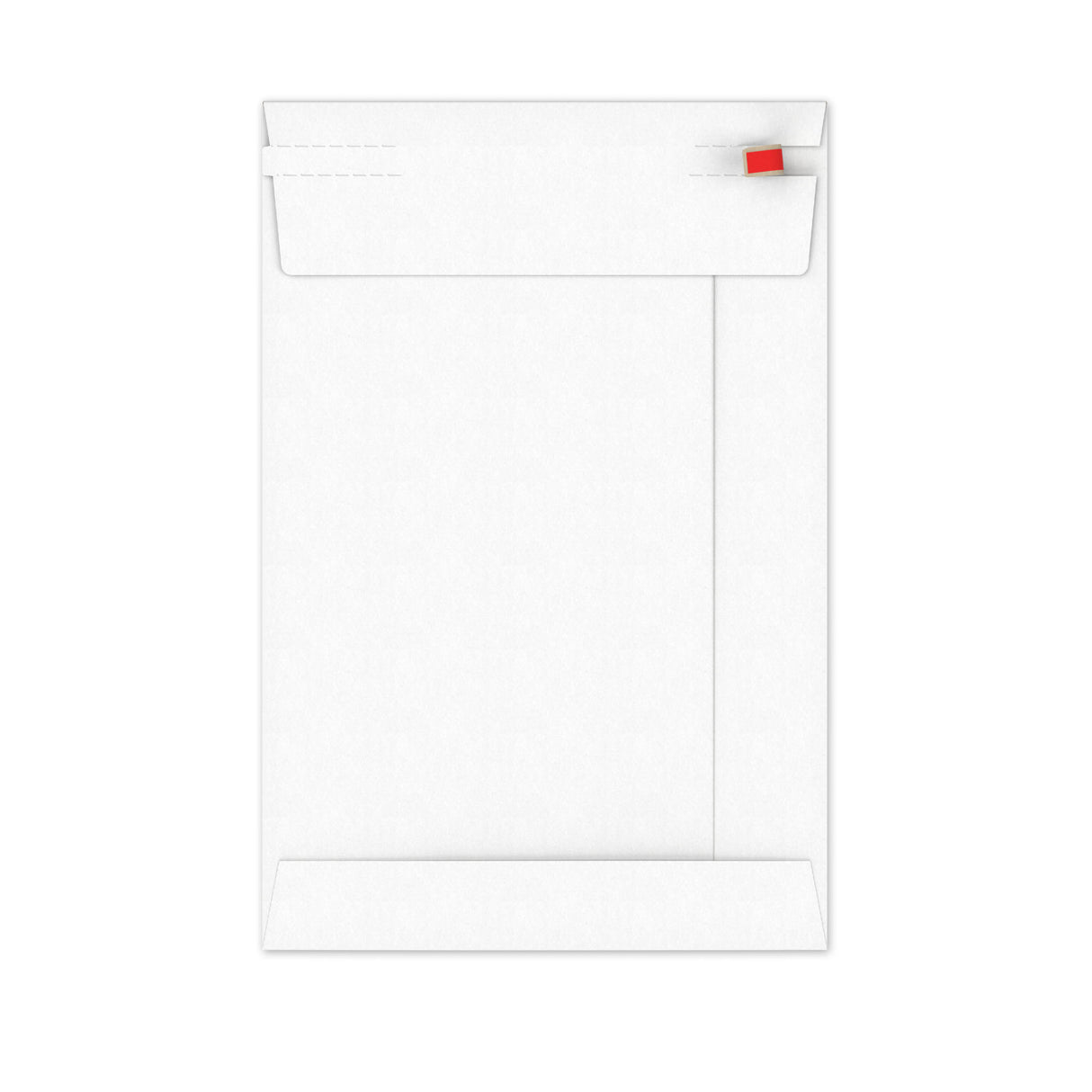 Envelopes rígidos em cartão branco