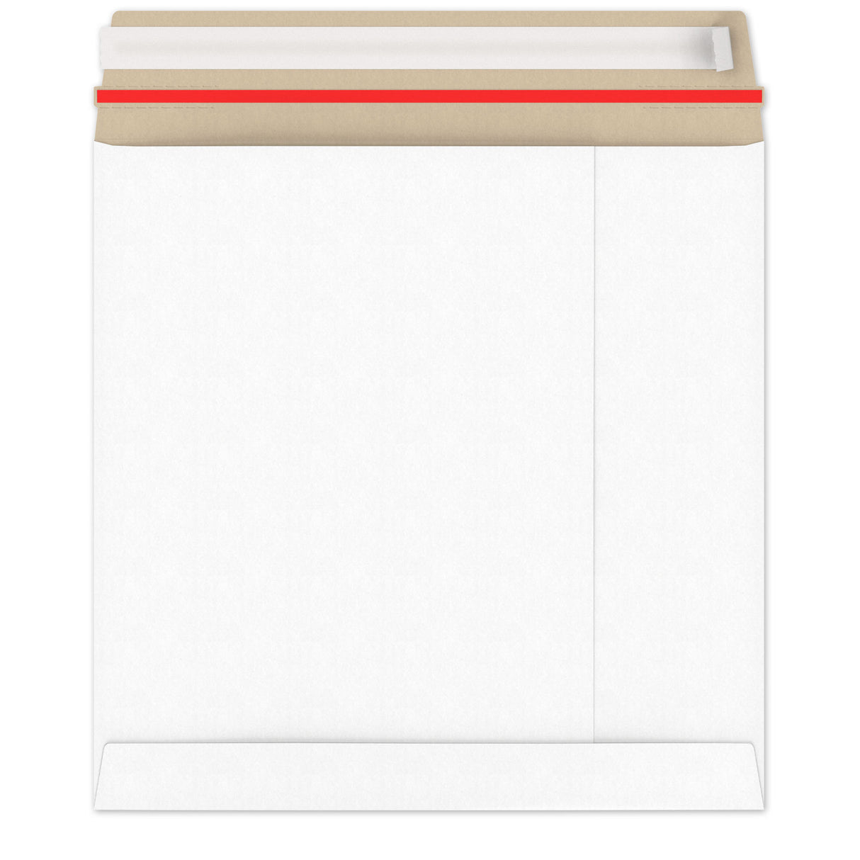 Envelopes rígidos em cartão branco