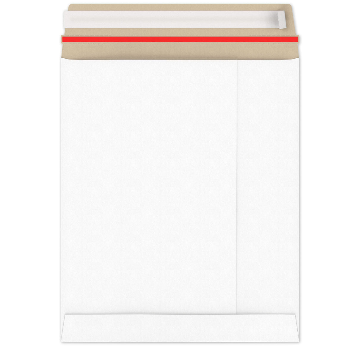 Envelopes rígidos em cartão branco