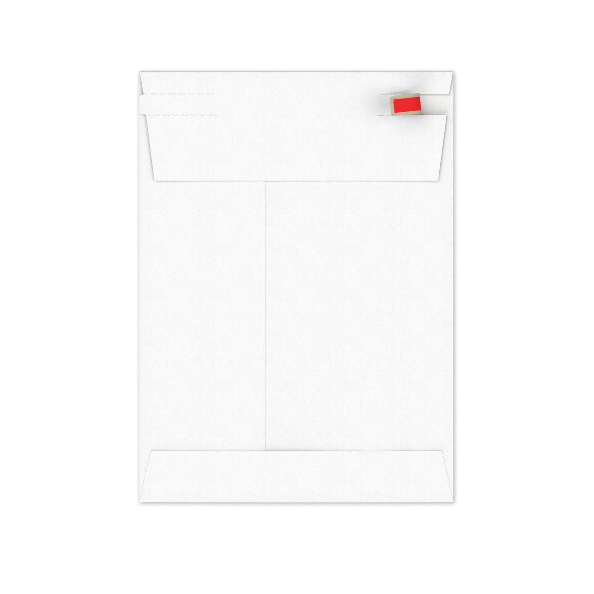 Envelopes rígidos em cartão branco