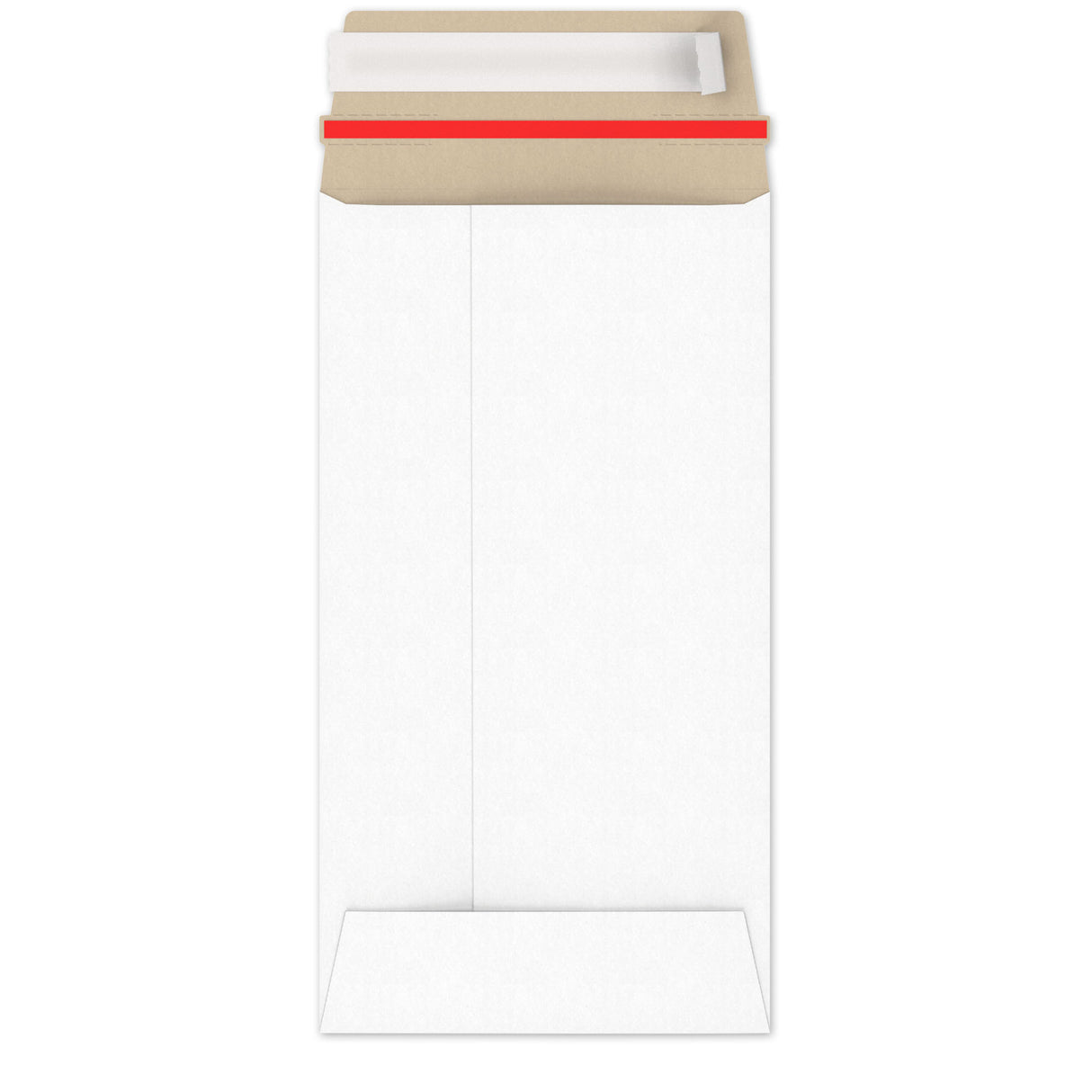 Envelopes rígidos em cartão branco