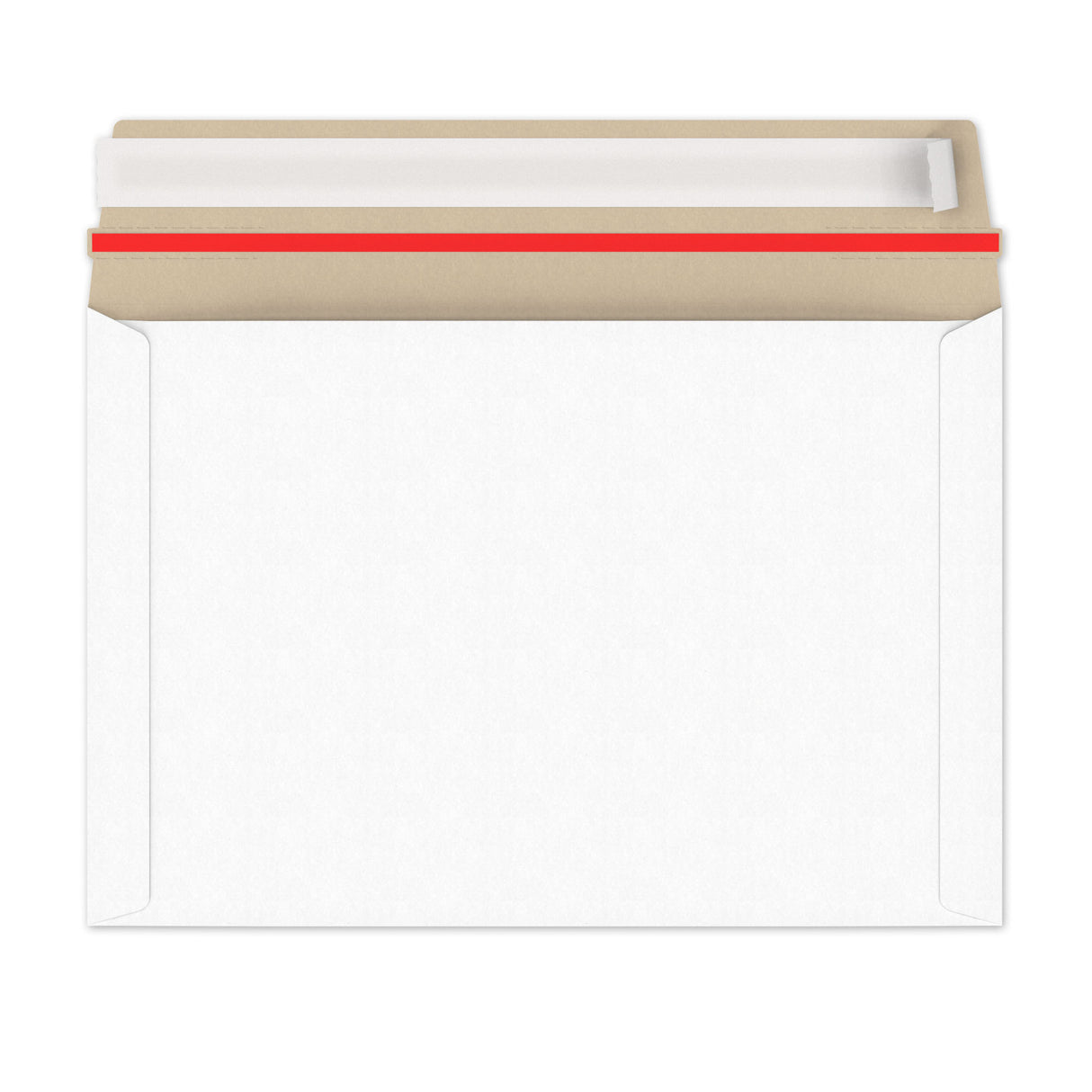 Envelopes rígidos em cartão branco
