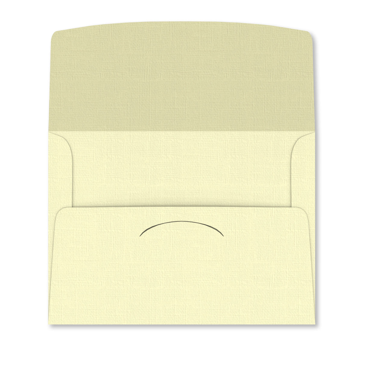 Envelope de aba redonda