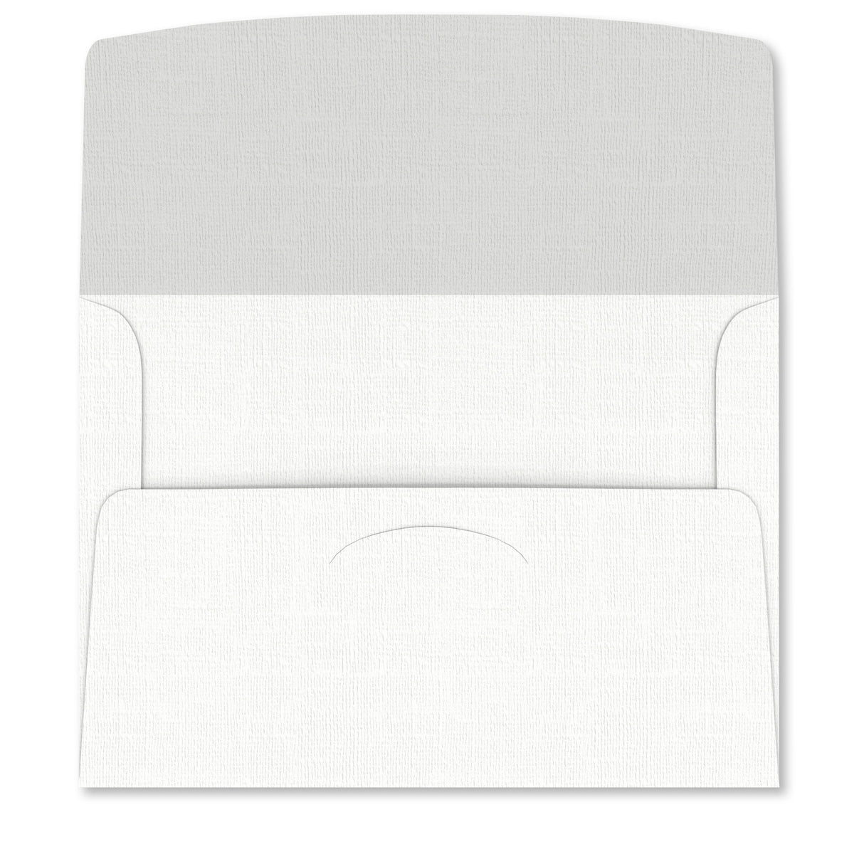 Envelope de aba redonda
