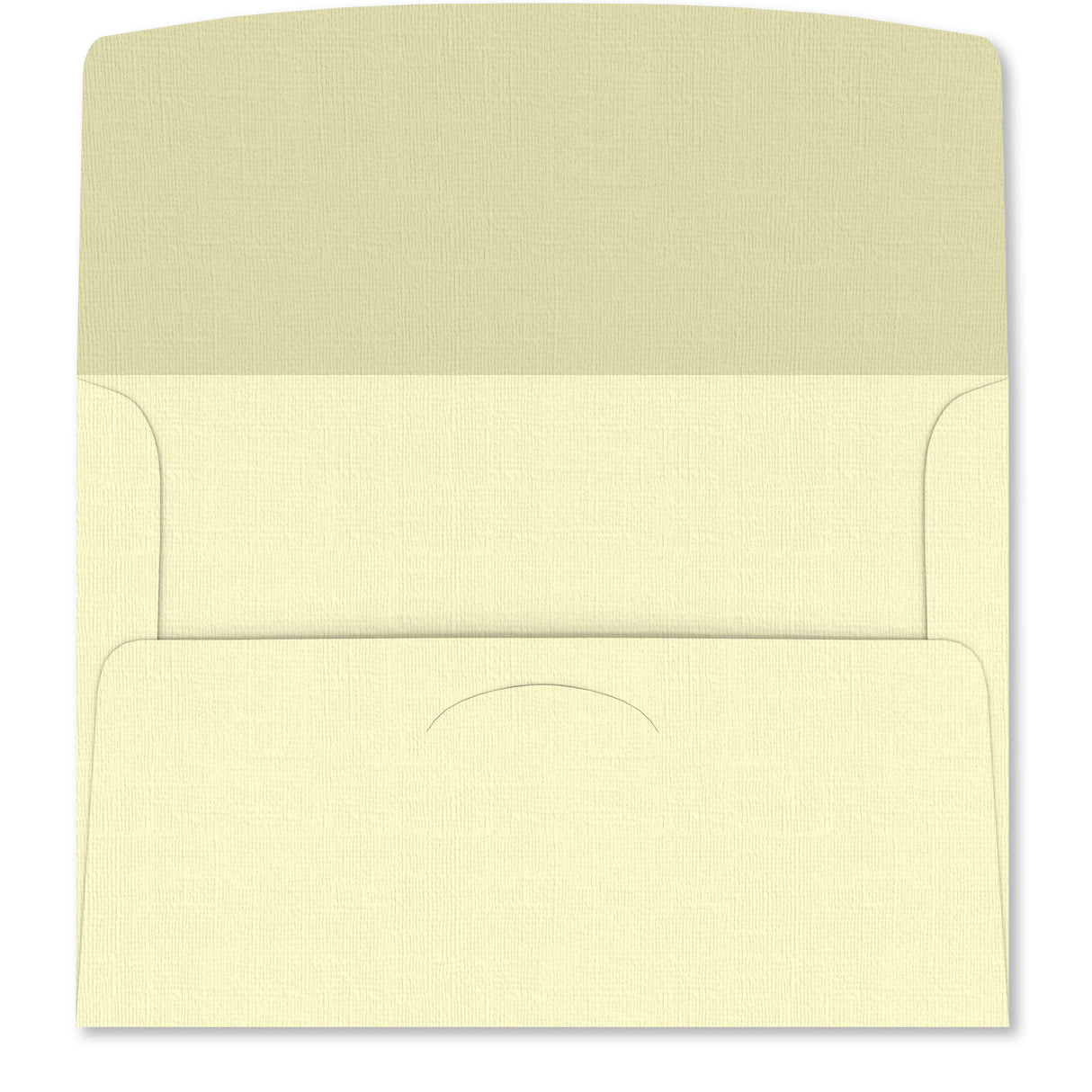 Envelope de aba redonda