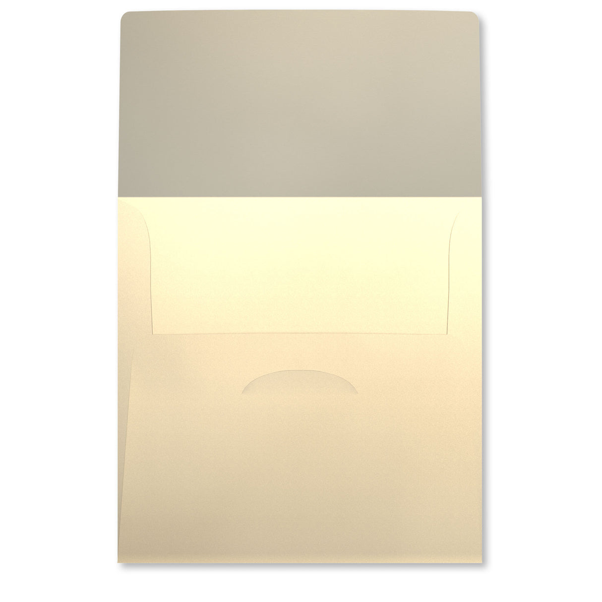 Envelope de aba redonda