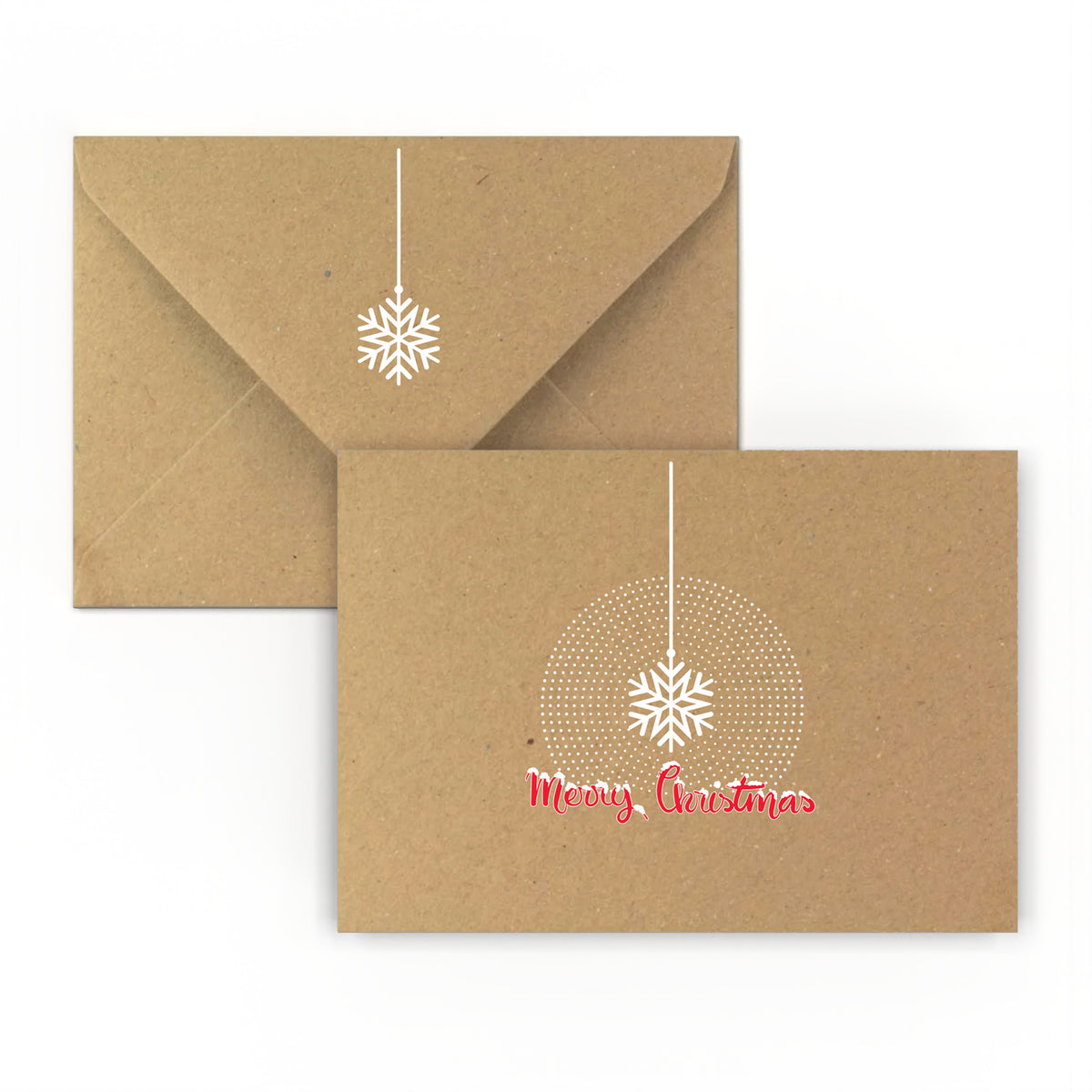 Envelope Motivo Natal Floco de neve