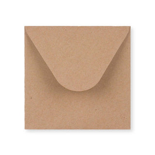 Envelope kraft reciclado 130x130 mm