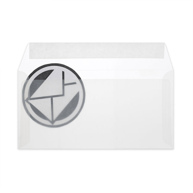 Translucent Envelopes Clear 110 x 220 mm (DL)