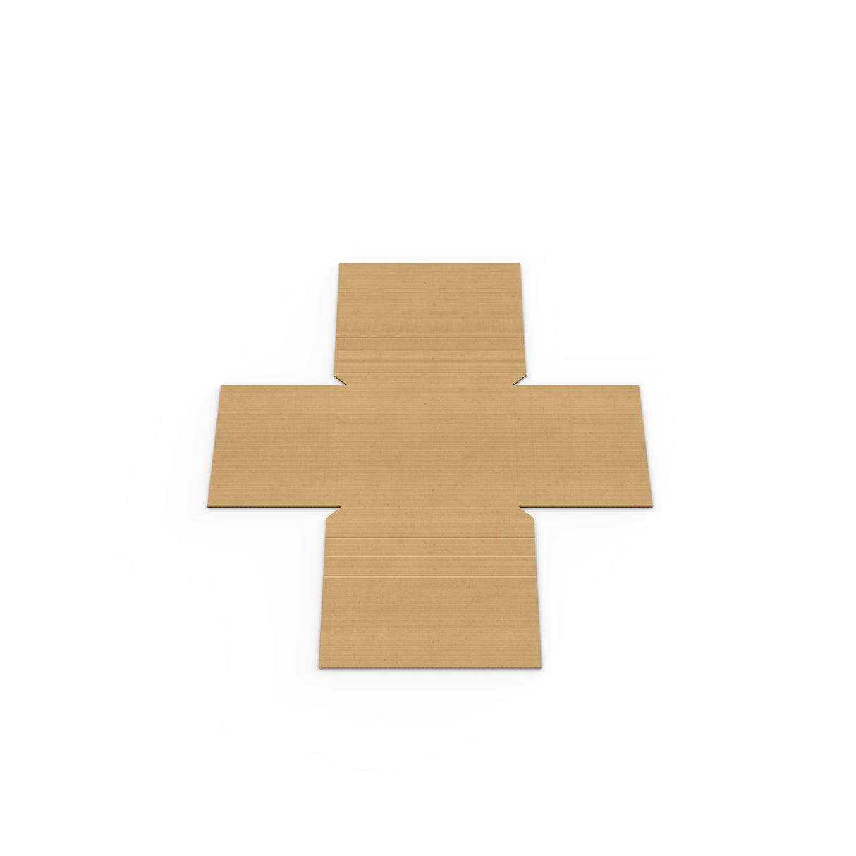 Caixas cruzadas de papelão para envio