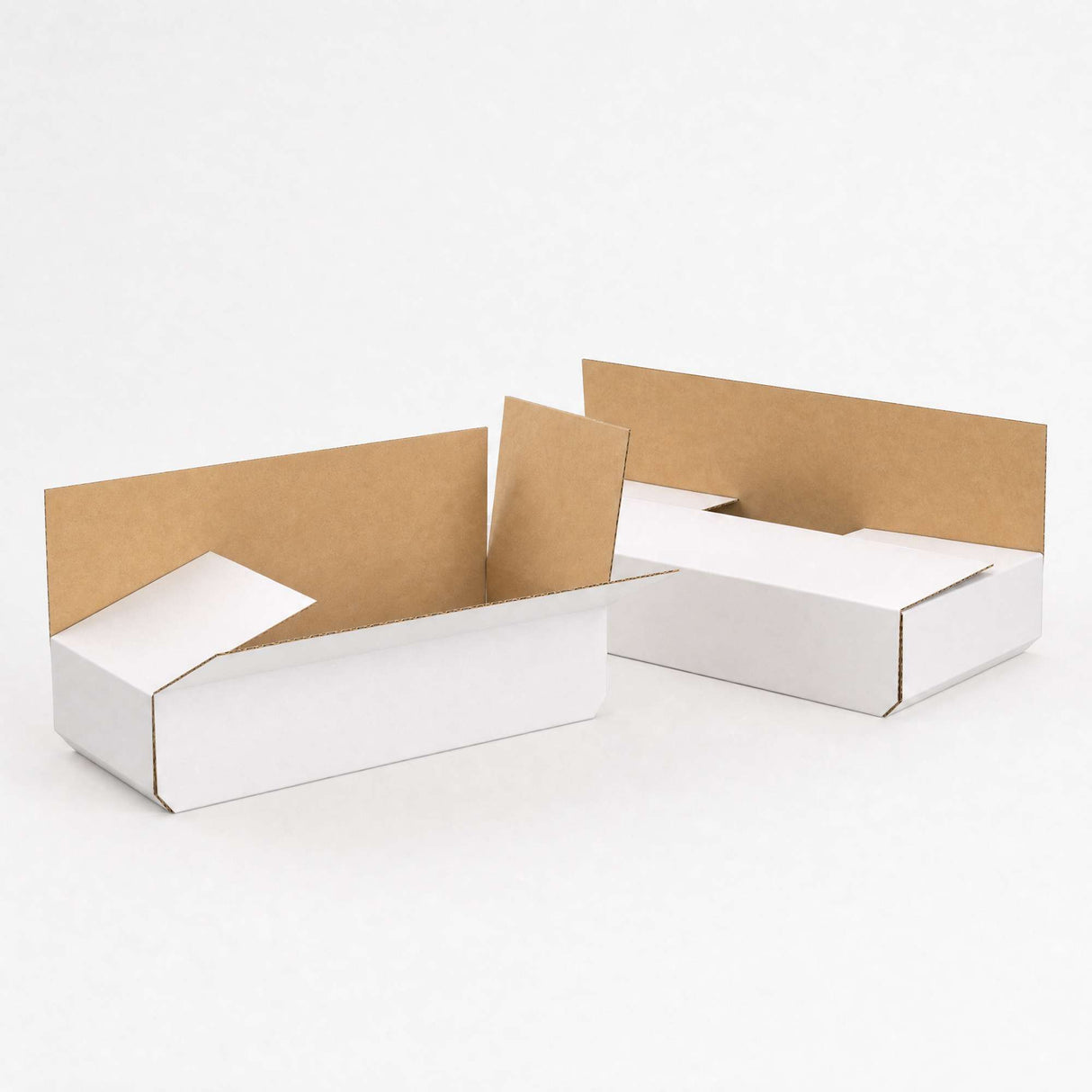 Caixas cruzadas de papelão para envio