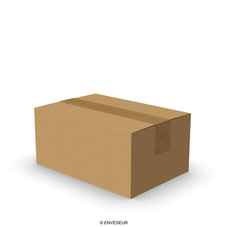 Caixas de papelão com abas para envio