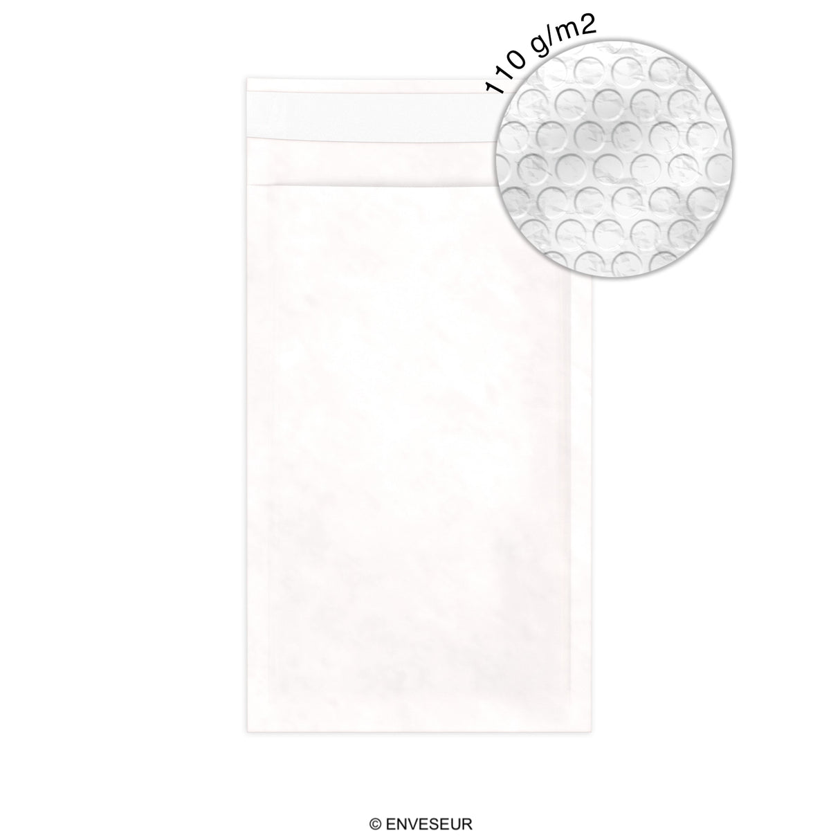 Envelopes almofadados de bolha de papel Kraft - econômico