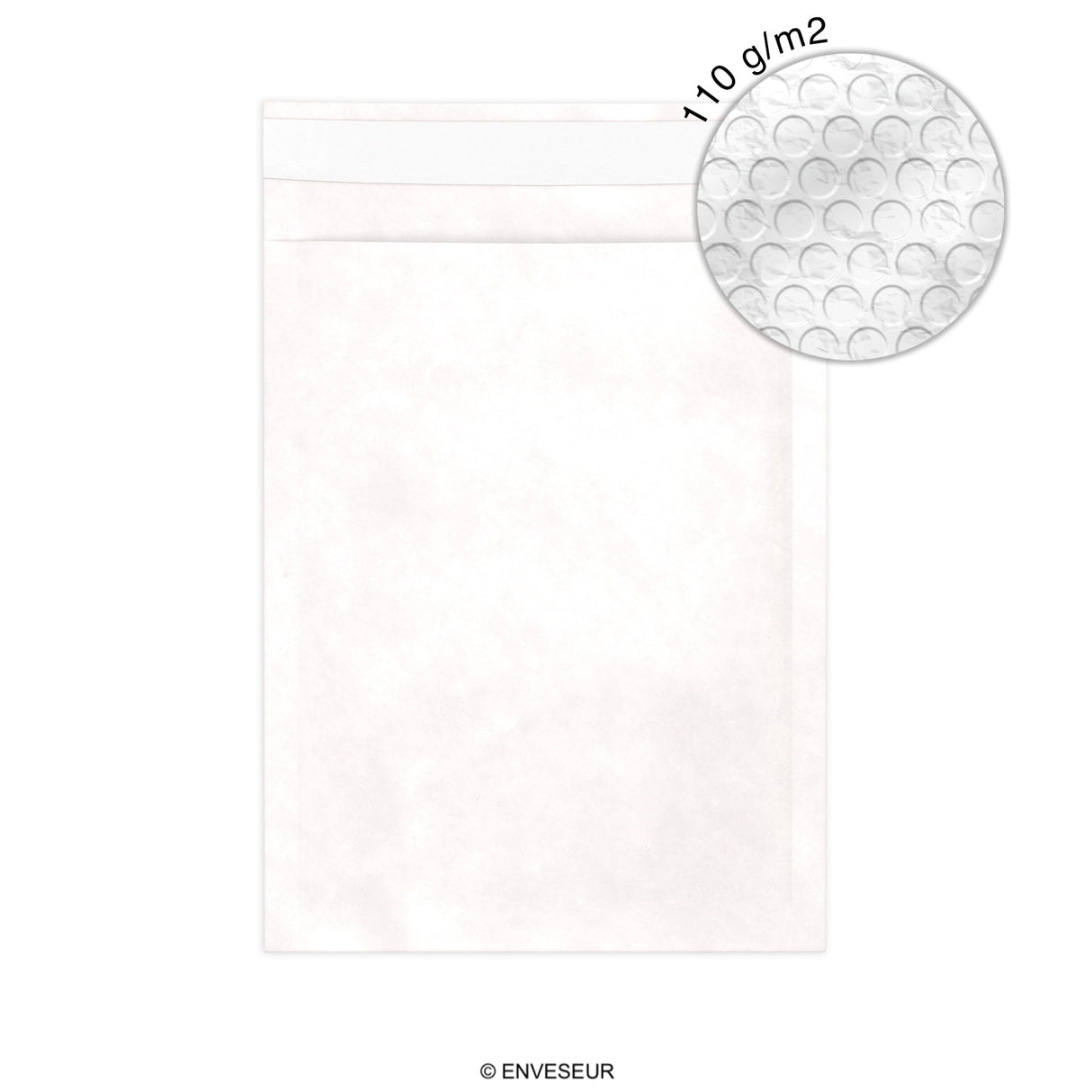 Envelopes almofadados de bolha de papel Kraft - econômico