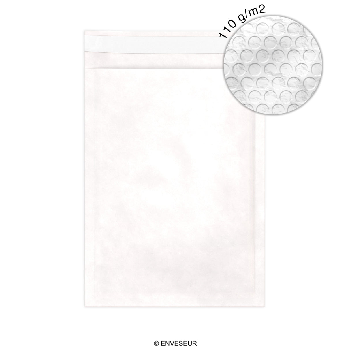 Envelopes almofadados de bolha de papel Kraft - econômico