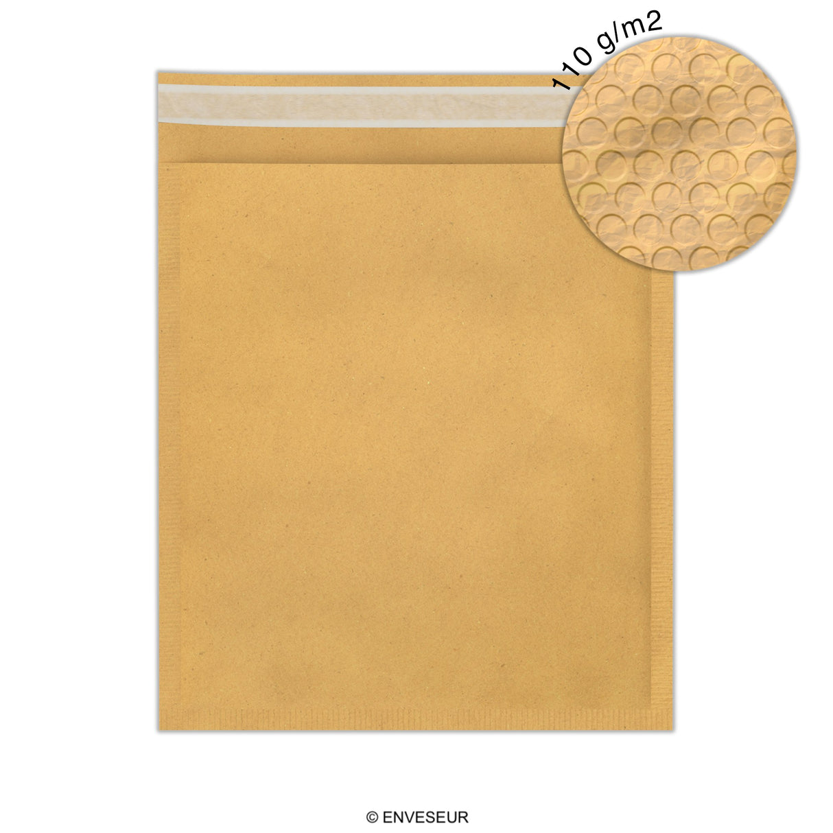 Envelopes almofadados de bolha de papel Kraft - econômico