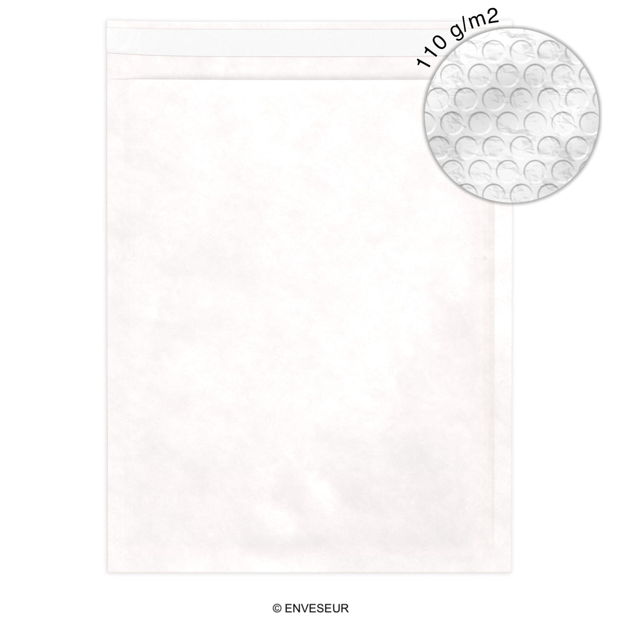Envelopes almofadados de bolha de papel Kraft - econômico