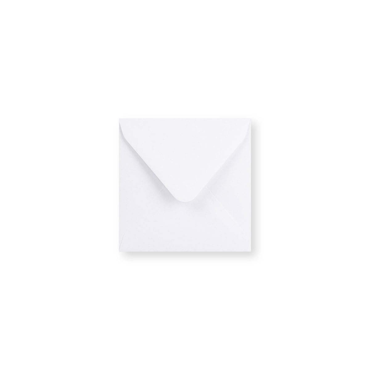 Envelope branco – aba em diamante 105x105 mm