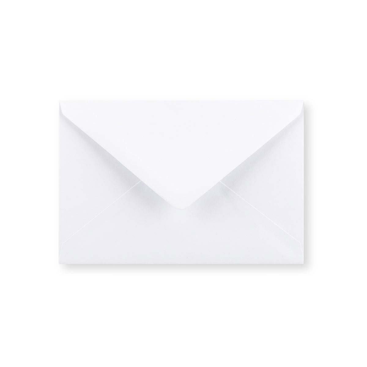 Envelope branco – aba em diamante 108x159 mm
