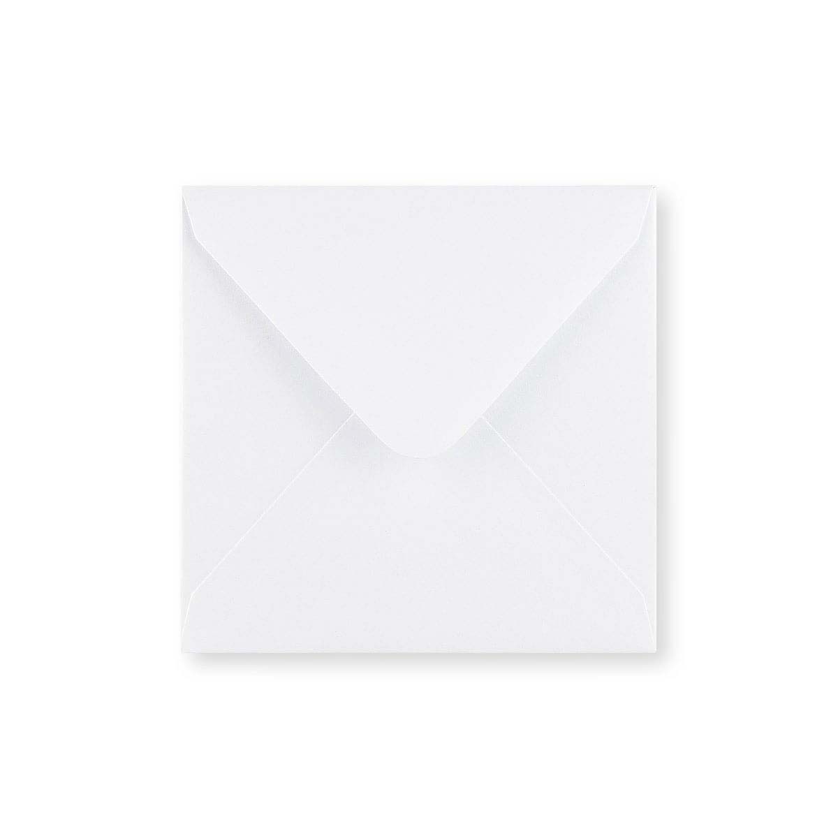 Envelope branco – aba em diamante 110x110 mm