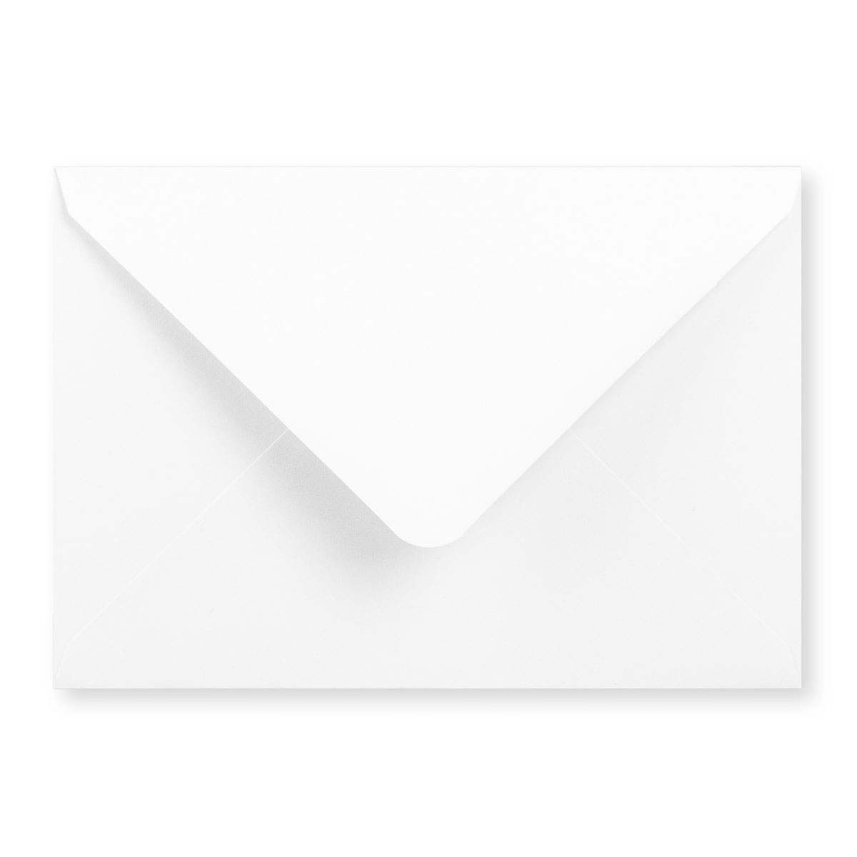 Envelope branco – aba em diamante 111x157 mm