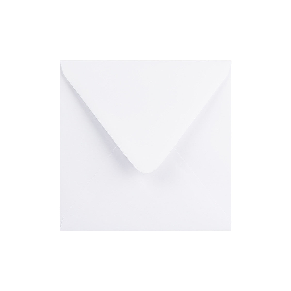 Envelope branco - Aba em Diamante 170x170 mm