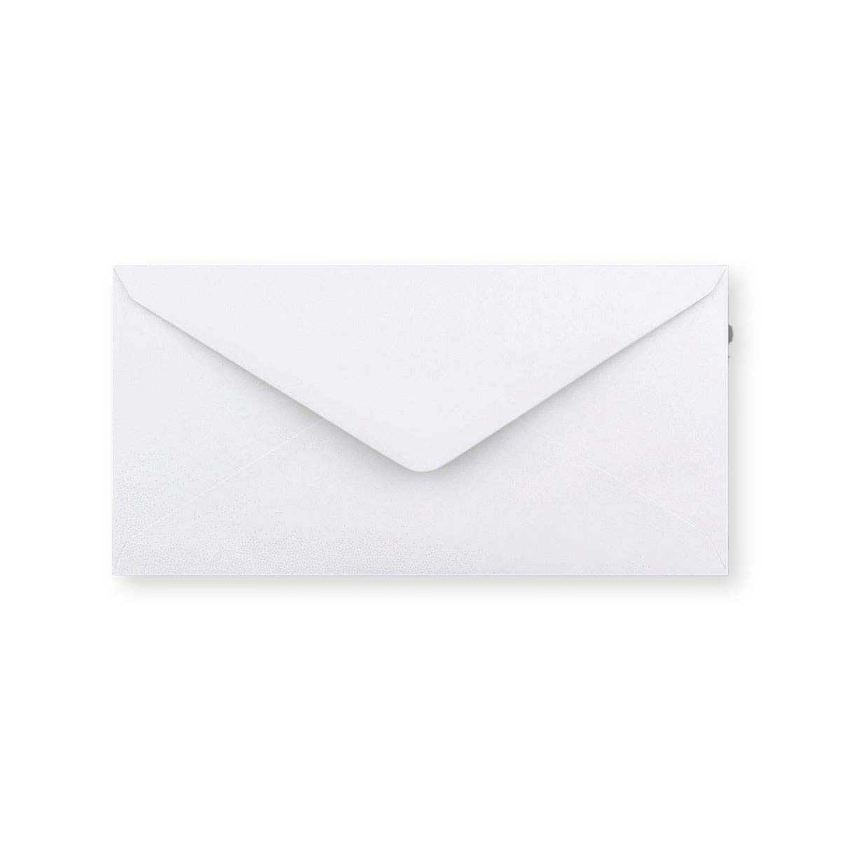 Envelope branco – aba em diamante 110x220 mm (DL)