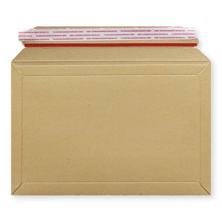 Envelope de cartão reciclado manila 194x292 mm