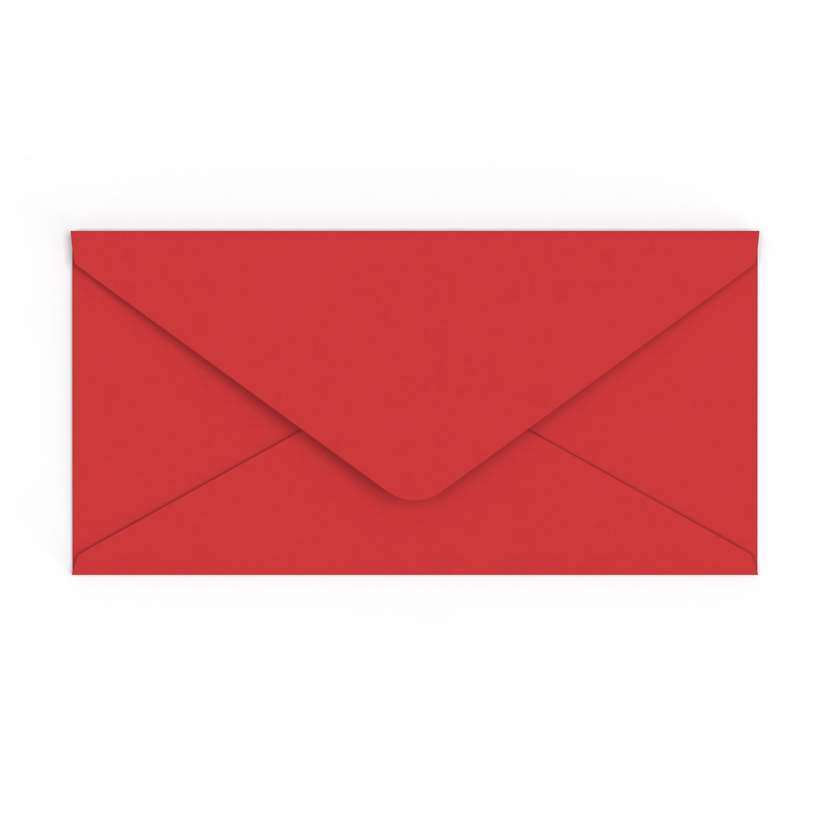 Envelope vermelho cereja 110x220 mm (DL)