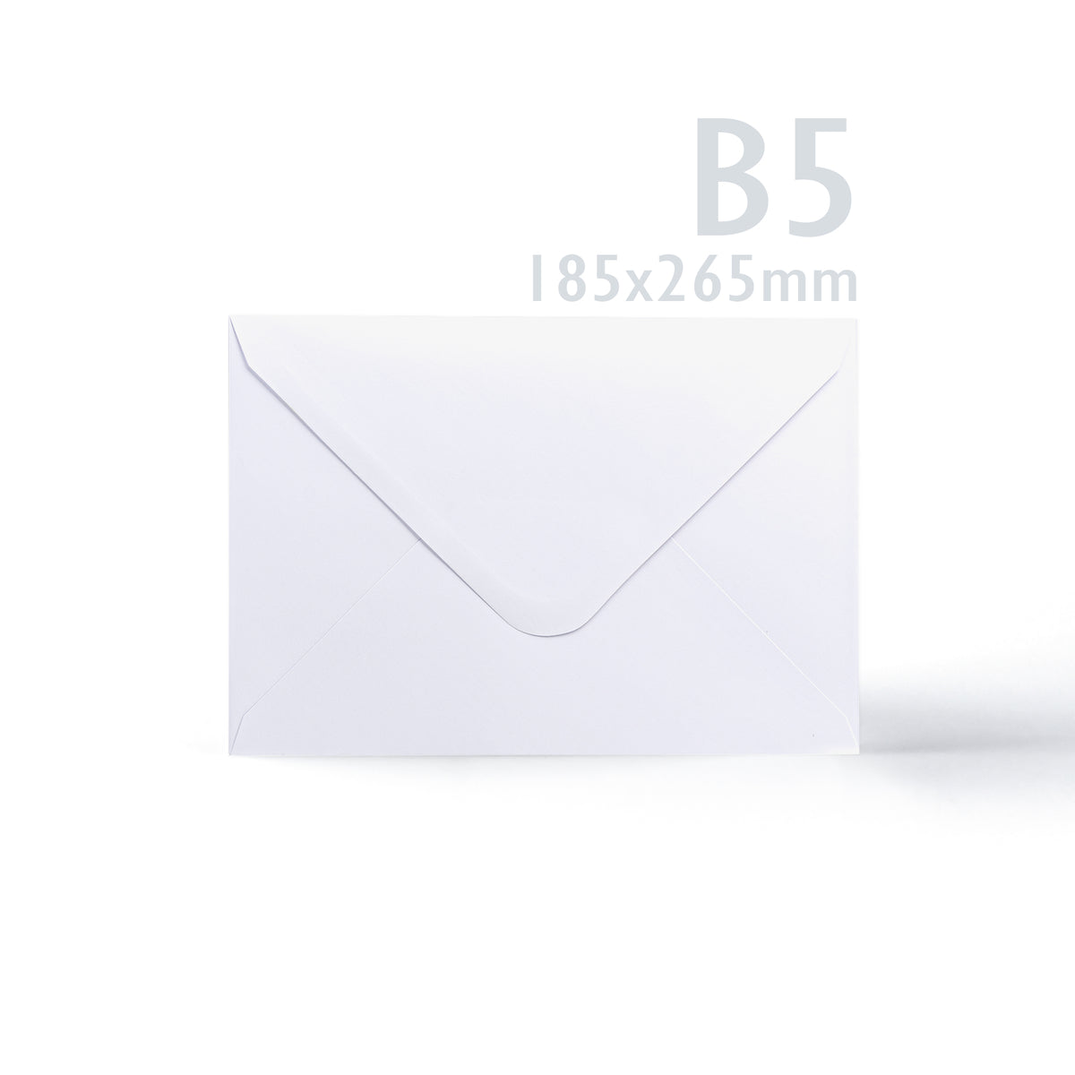 Conjunto de cartões 300 g/m² e envelopes brancos 100g/m² com acabamento liso