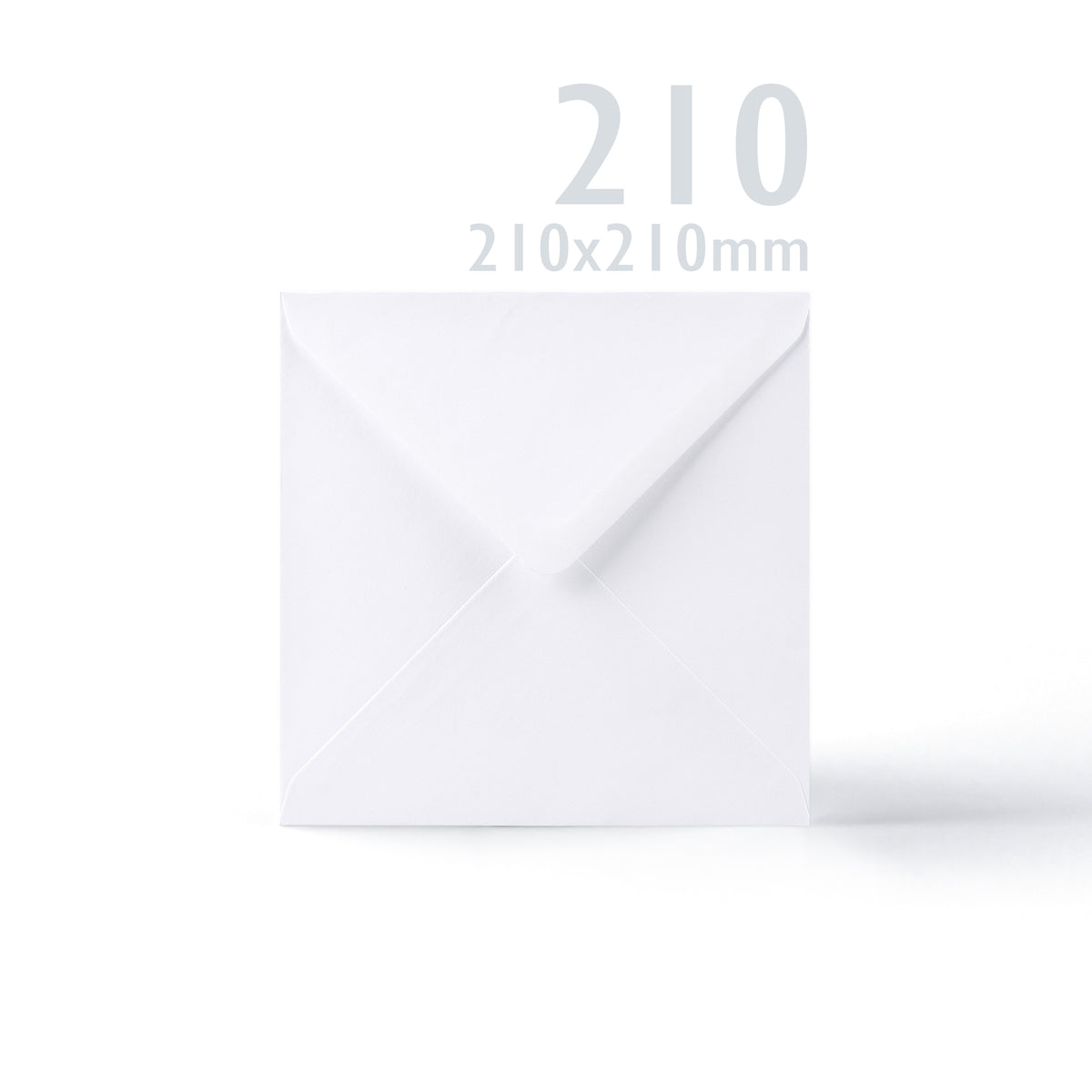 Conjunto de cartões 300 g/m² e envelopes brancos 100g/m² com acabamento liso