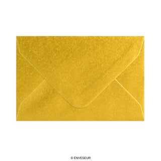 Envelope dourado metálico 62x94 mm