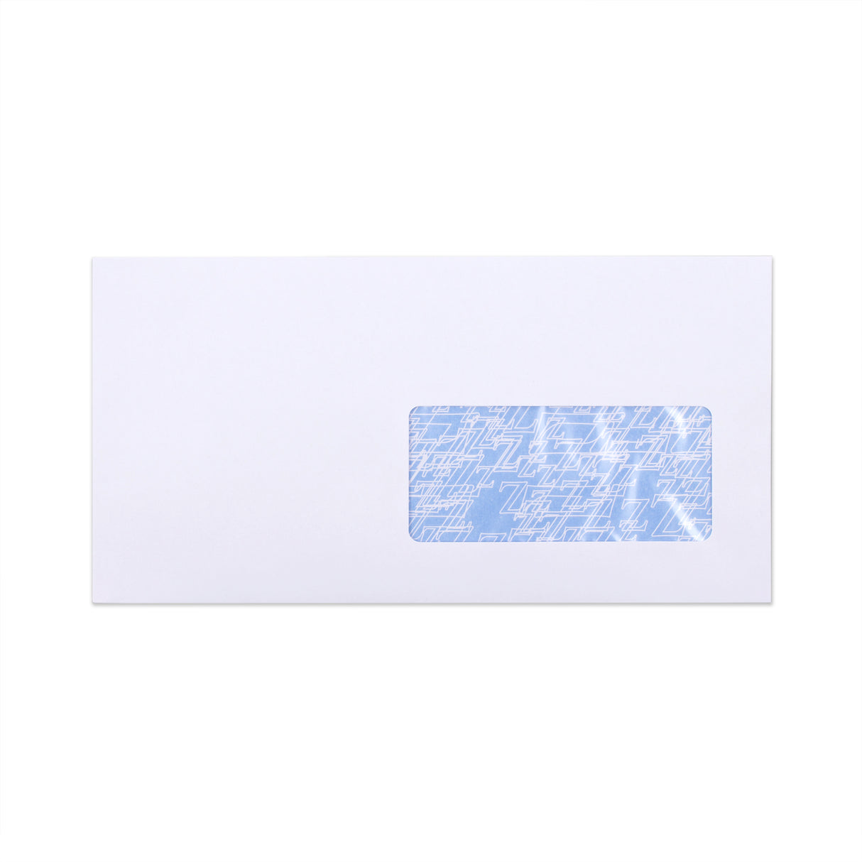 Envelope branco com impressão interior – janela 115x225 mm (DL+) 90gr/m²