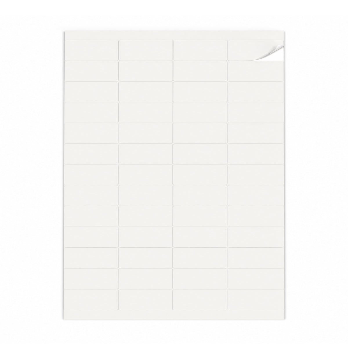 Packs de etiquetas brancas XS - 100 folhas