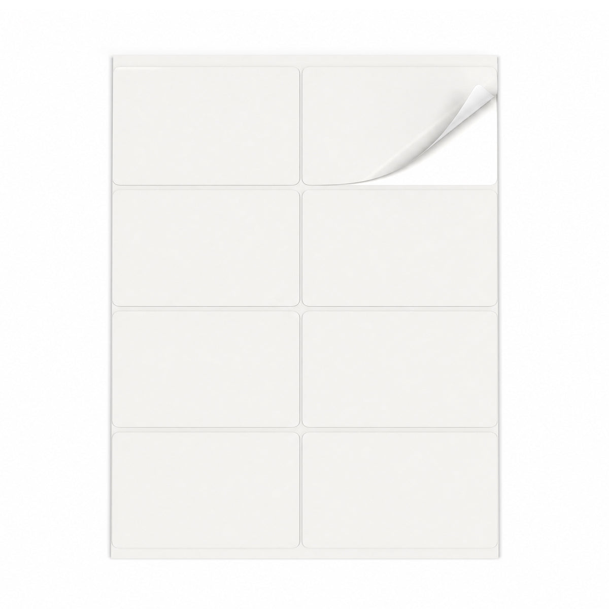 Packs de etiquetas brancas ML - 100 folhas
