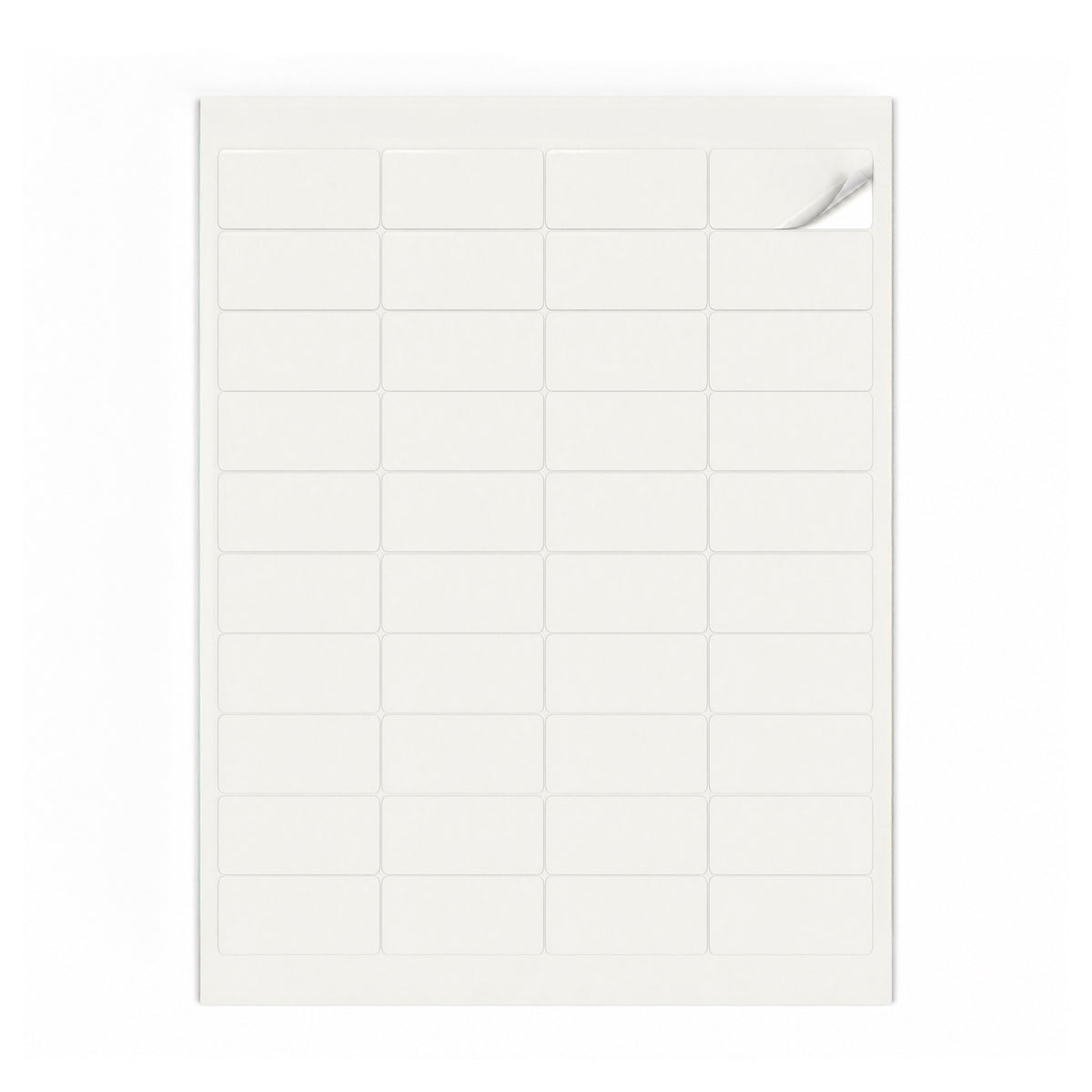 Packs de etiquetas brancas XS - 100 folhas