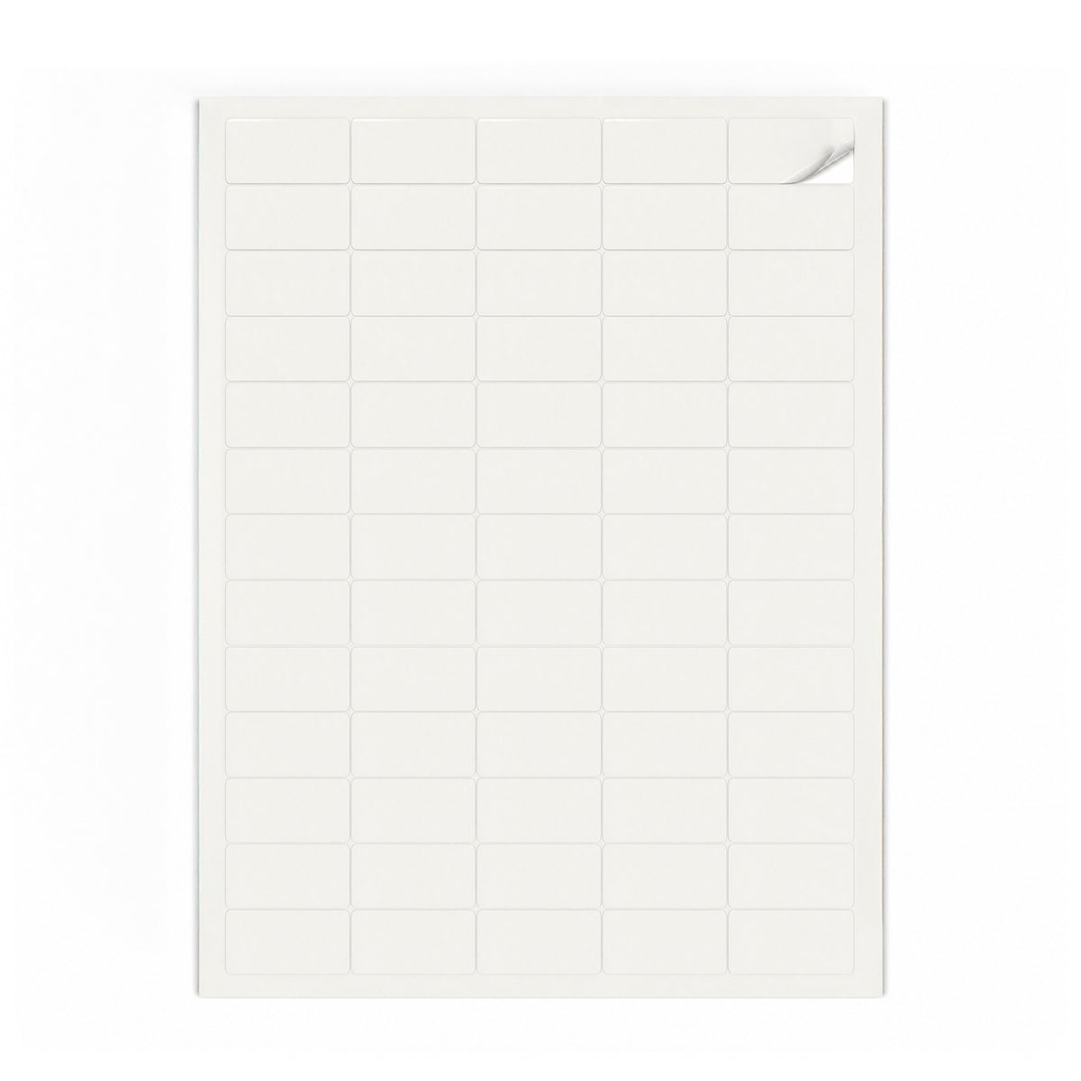 Packs de etiquetas brancas XS - 100 folhas