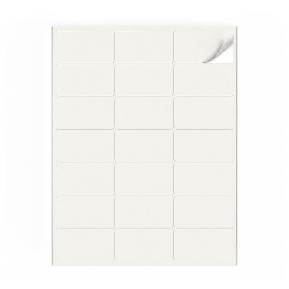 Packs de etiquetas brancas S - 100 folhas