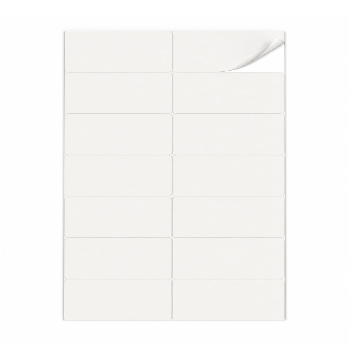 Packs de etiquetas brancas M - 100 folhas